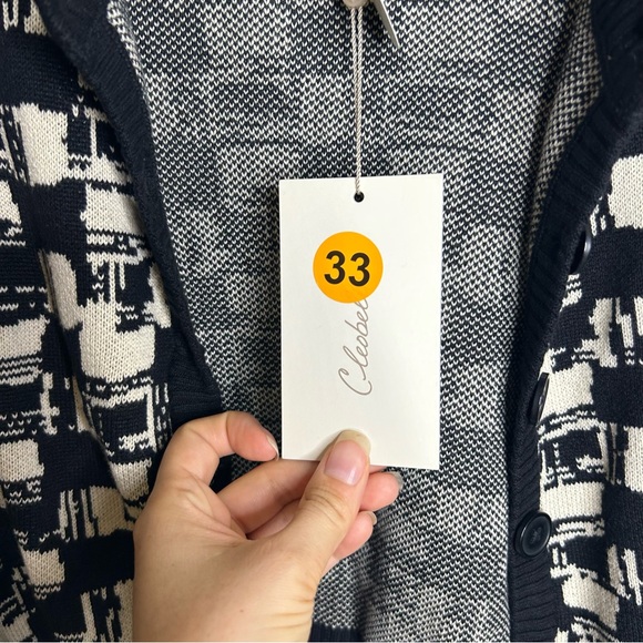 NWT Cleobella 100% Organic Cotton Marybeth Button Down Cardigan Sweater Small - Picture 11 of 13